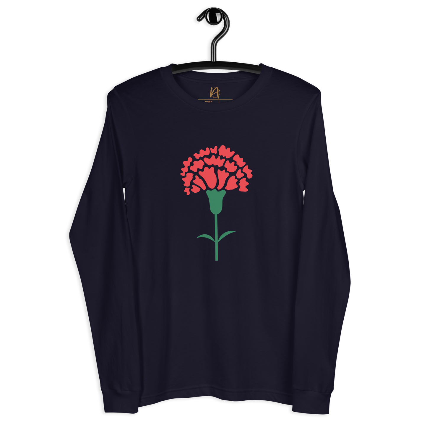 Cravo de Abril - Long sleeve Bella + Canvas unissexo