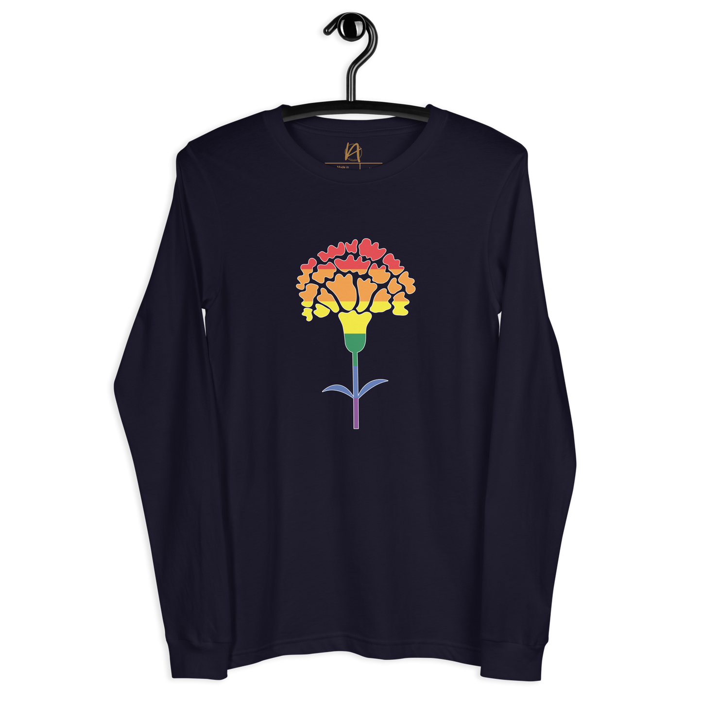 Cravo de Abril LGBTQIA+ - Long sleeve Bella + Canvas unissexo