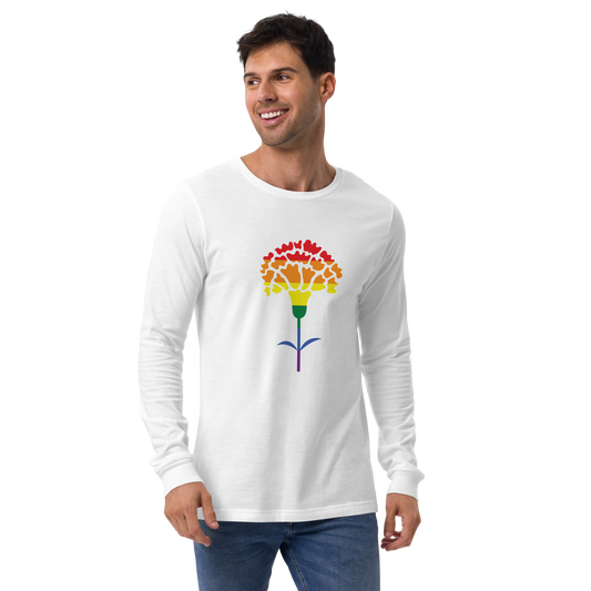 Cravo de Abril LGBTQIA+ - Long sleeve Bella + Canvas unissexo